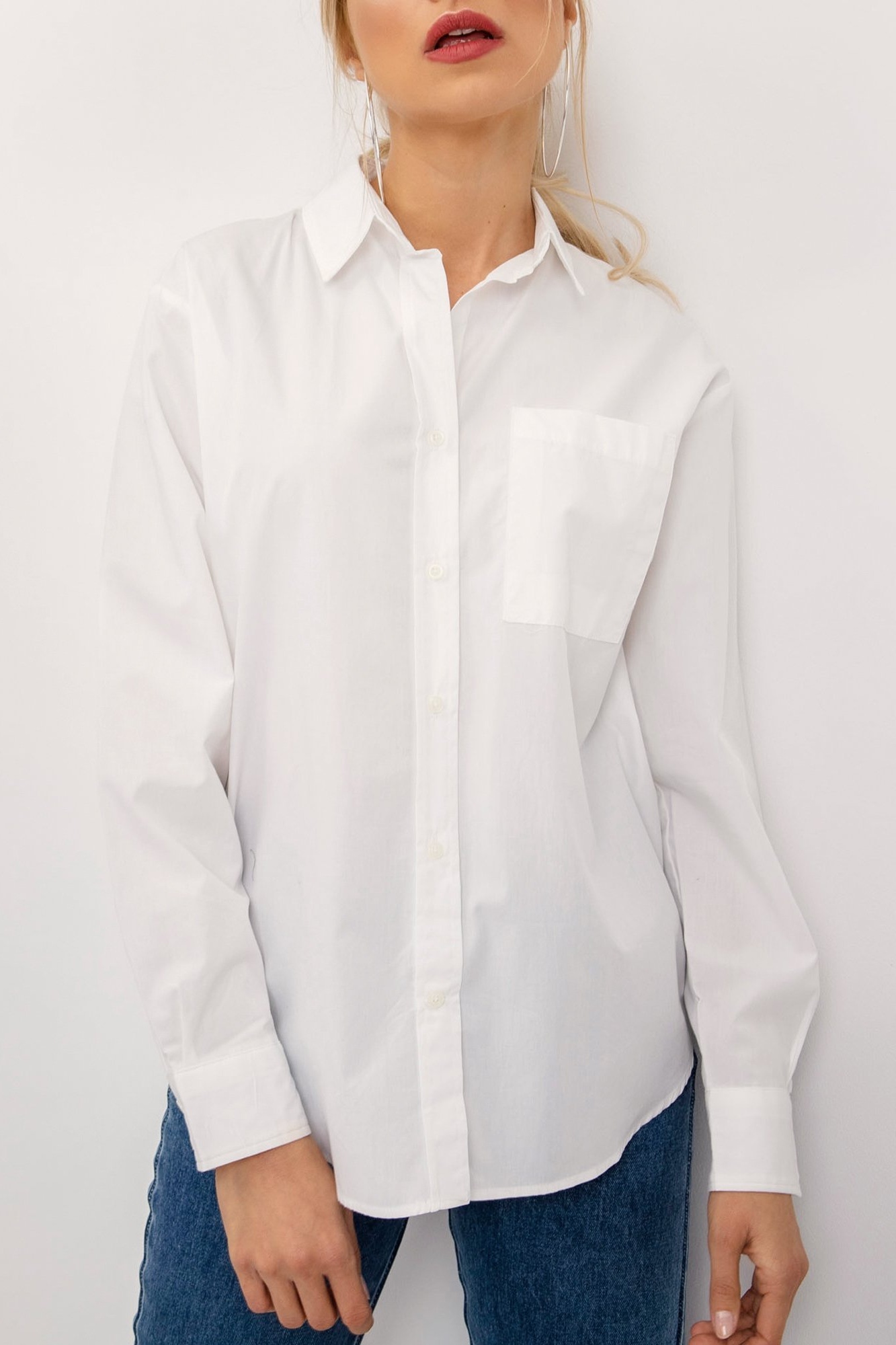 Dámska biela košeľa