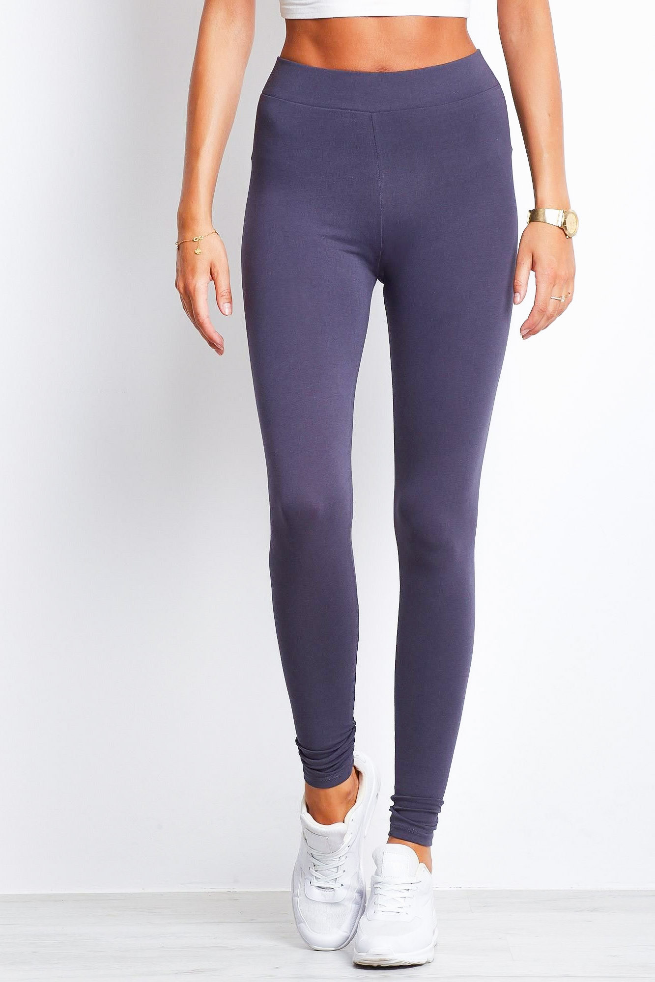 Grafitové dámske legíny Basic