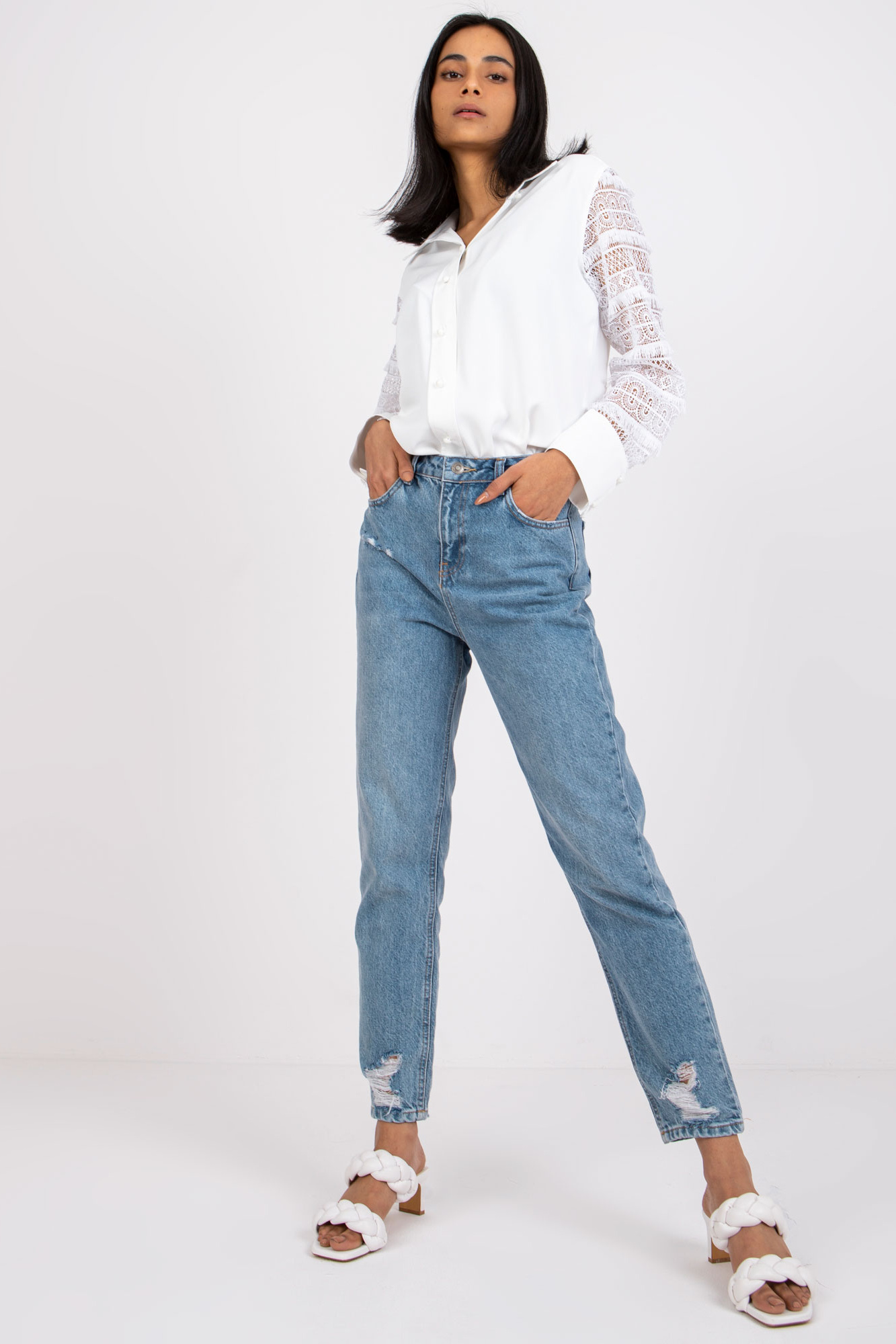 Biela blúzka Brooklyn