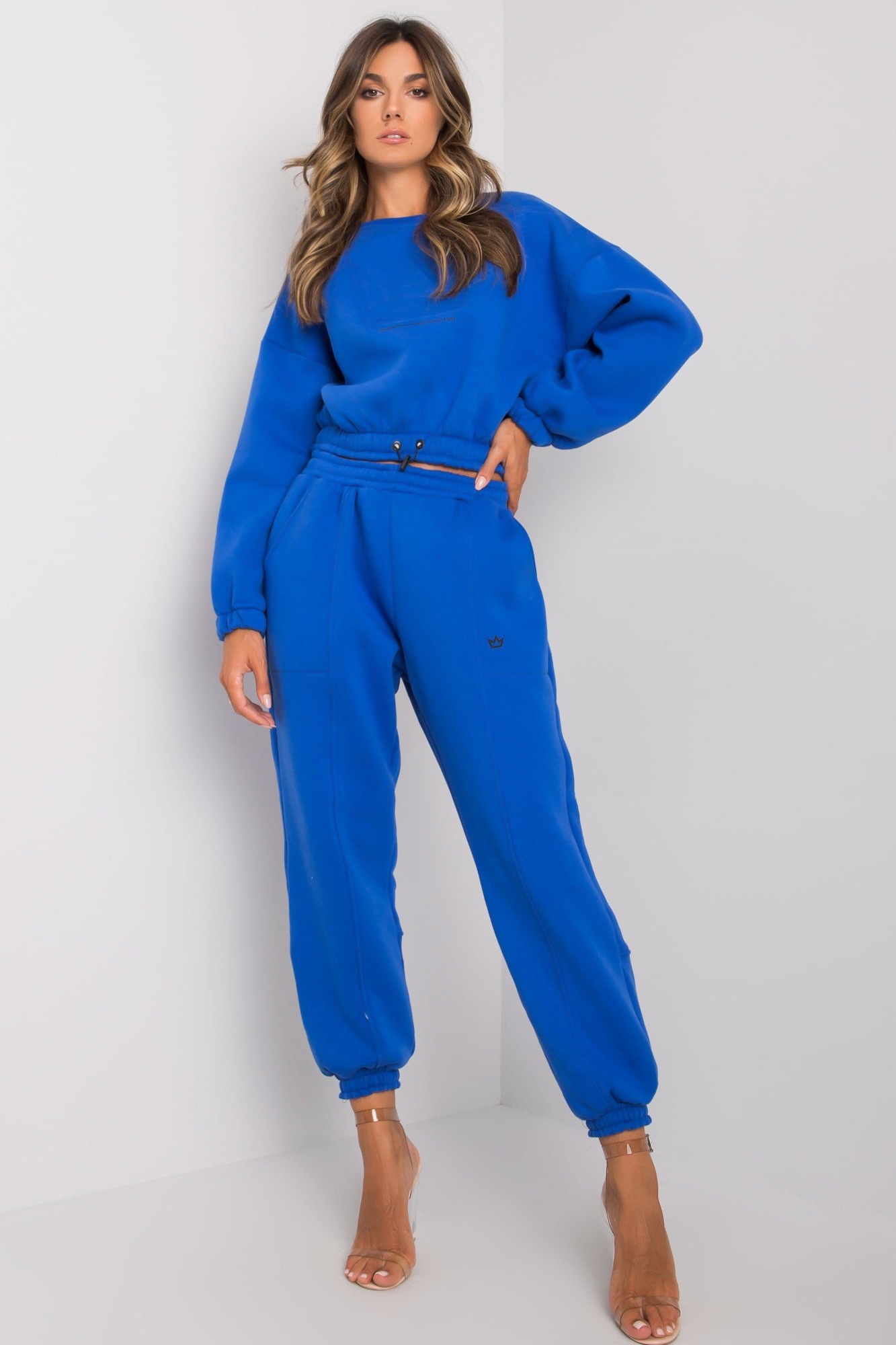 PLANETA-MODY Modrá tepláková súprava Maleah, Veľkosť L (40) – Obrázok 4