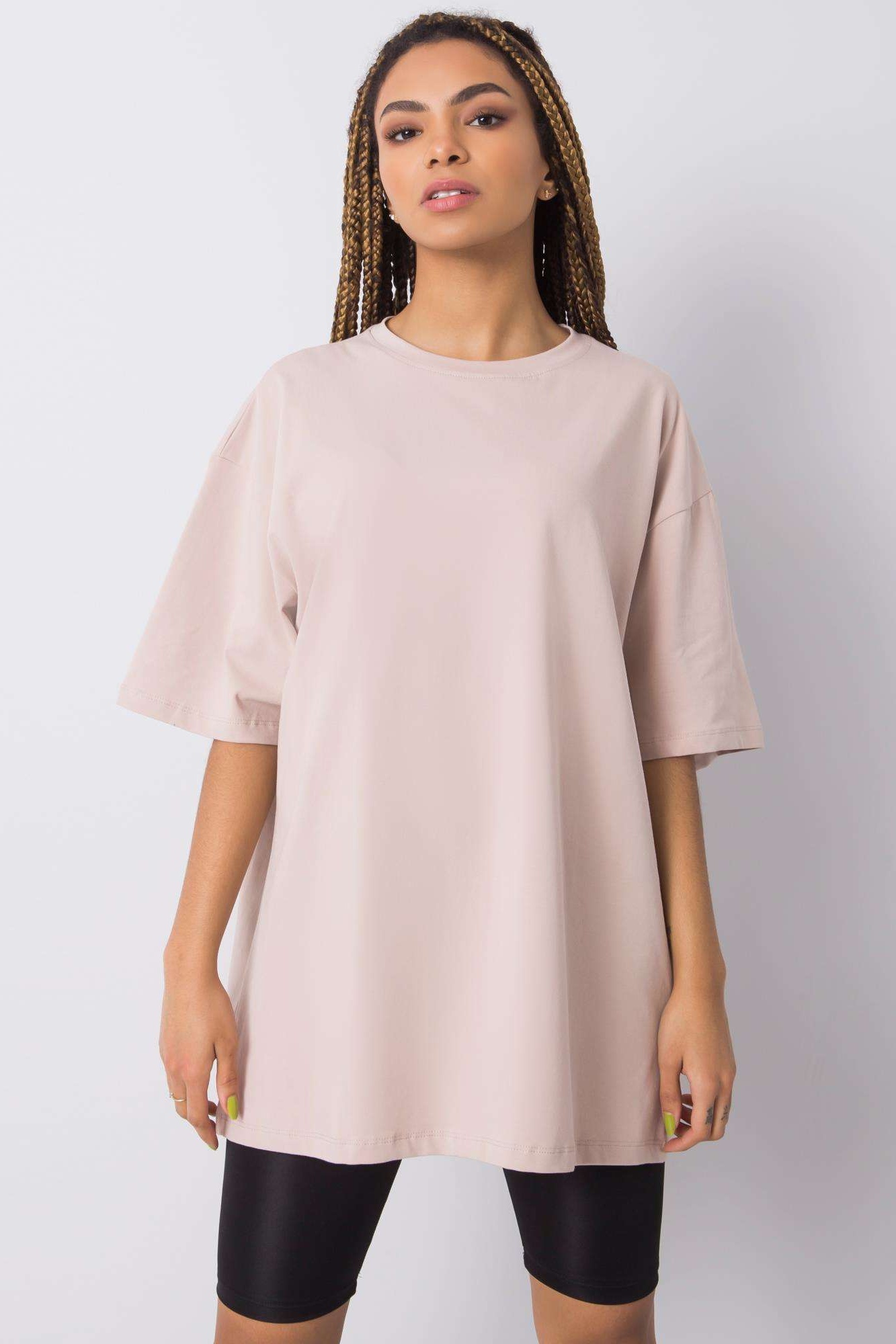 Béžové oversize tričko Juliet