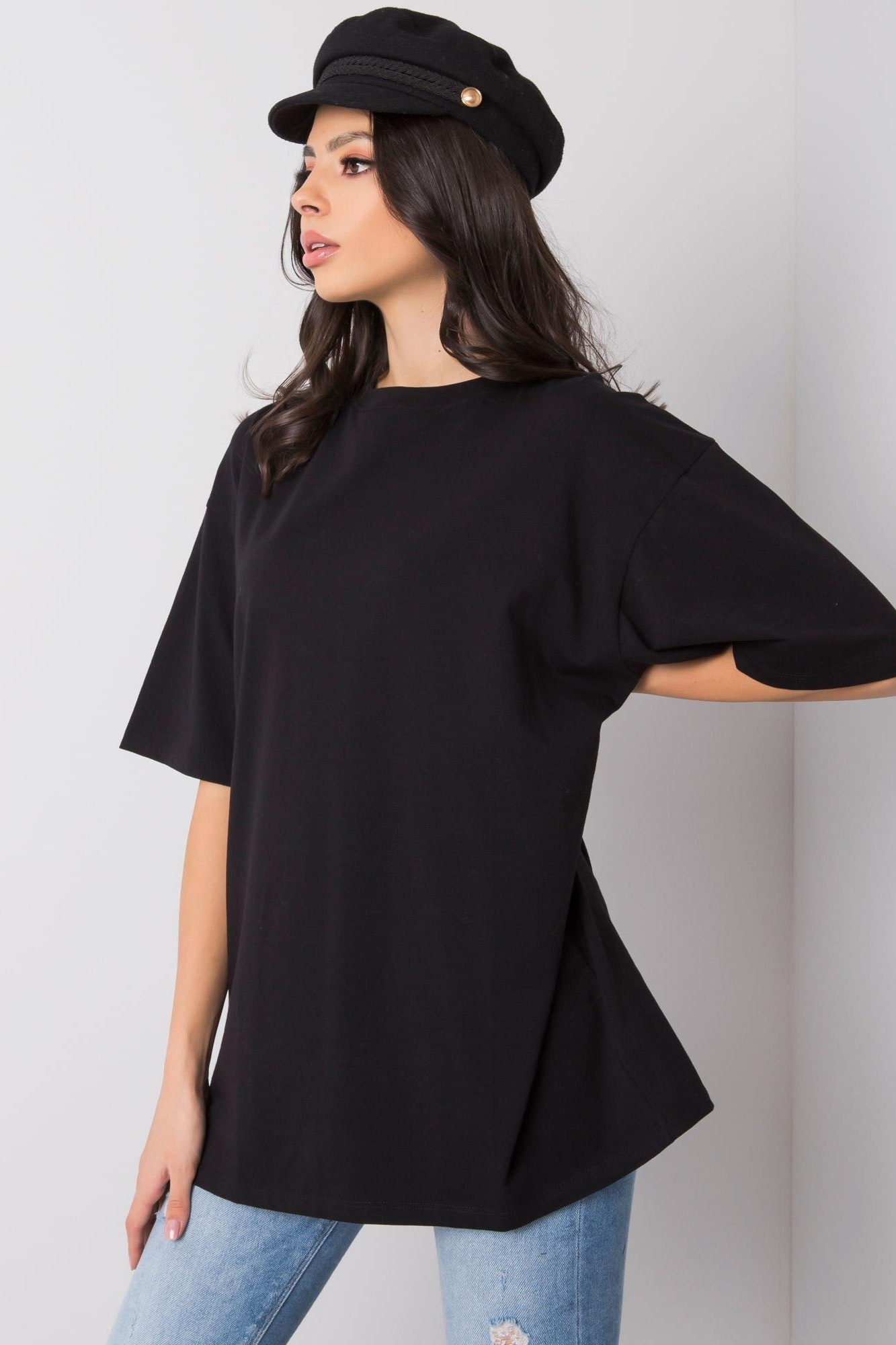 Čierne oversize tričko Juliet