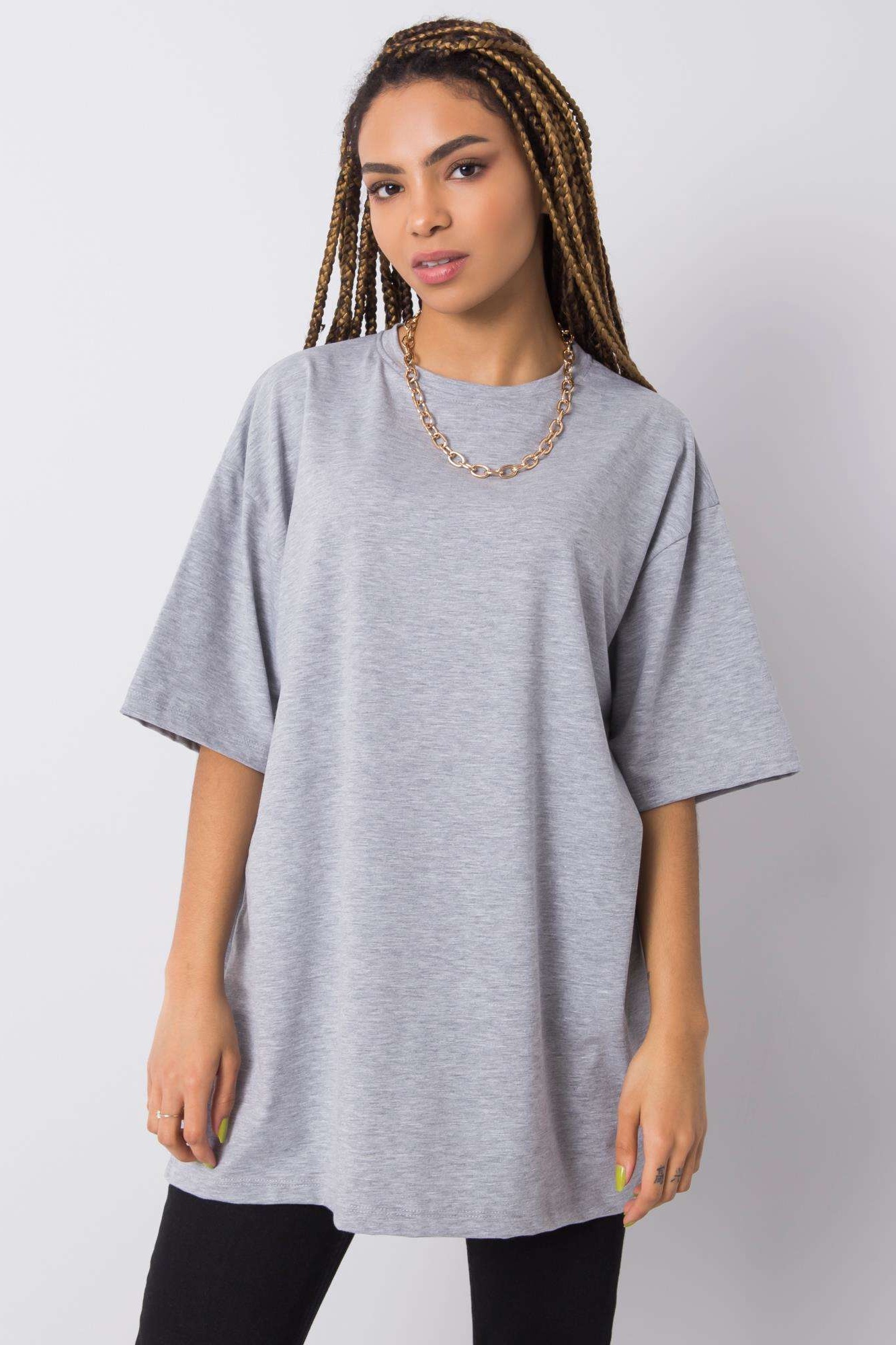 Sivé oversize tričko Juliet