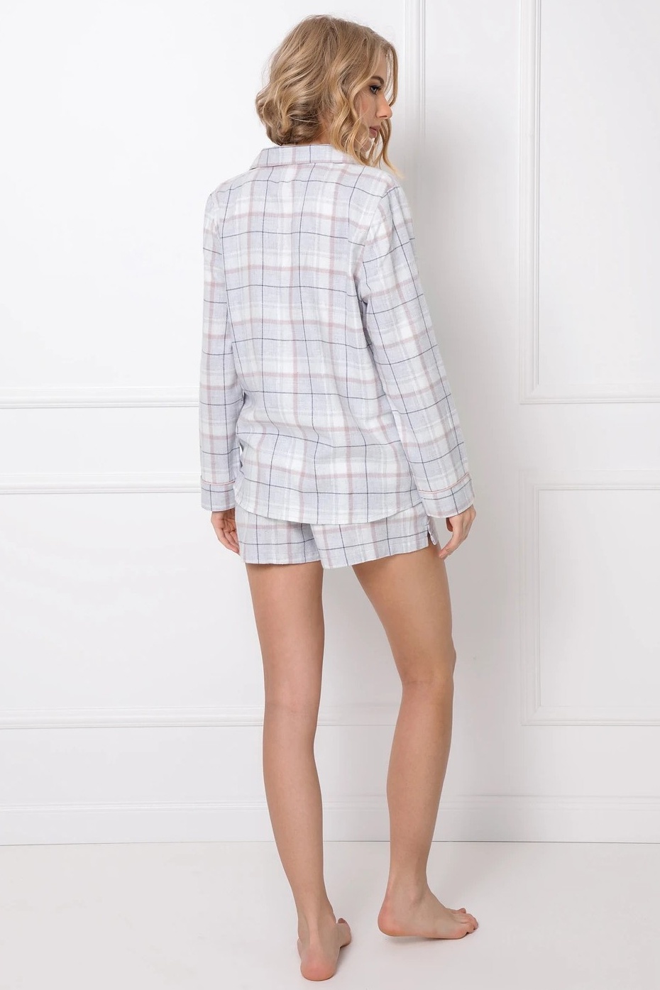 Flanelové pyžamo Amalia krátke