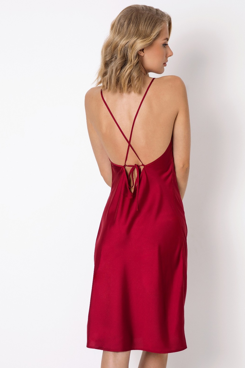 Červená nočná košeľa NICOLE