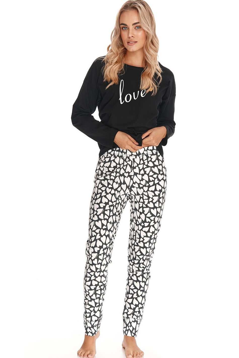 Čierne pyžamo NICOLE