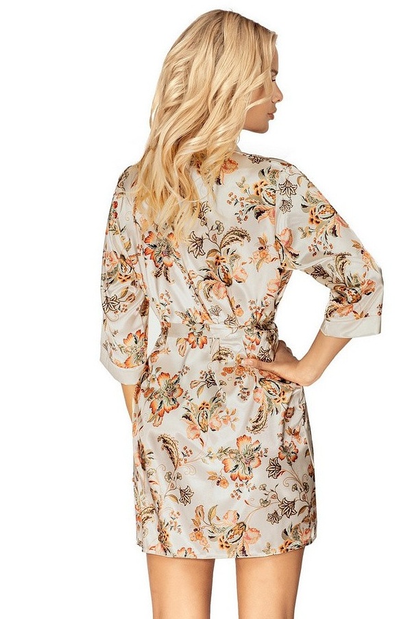 Béžový vzorovaný župan Paris