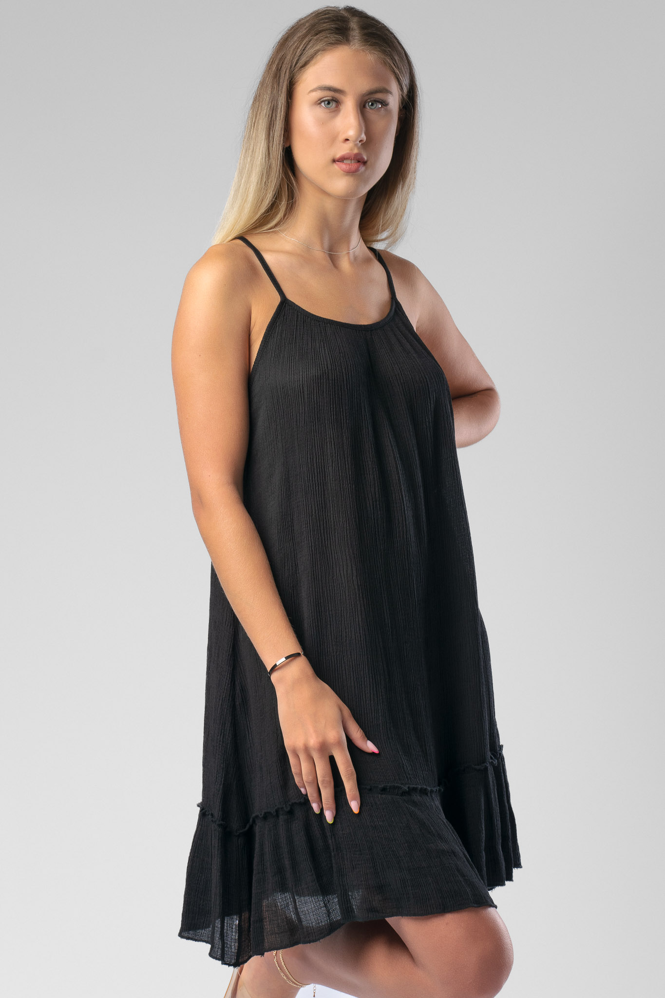 Letné šaty Bronya čierne