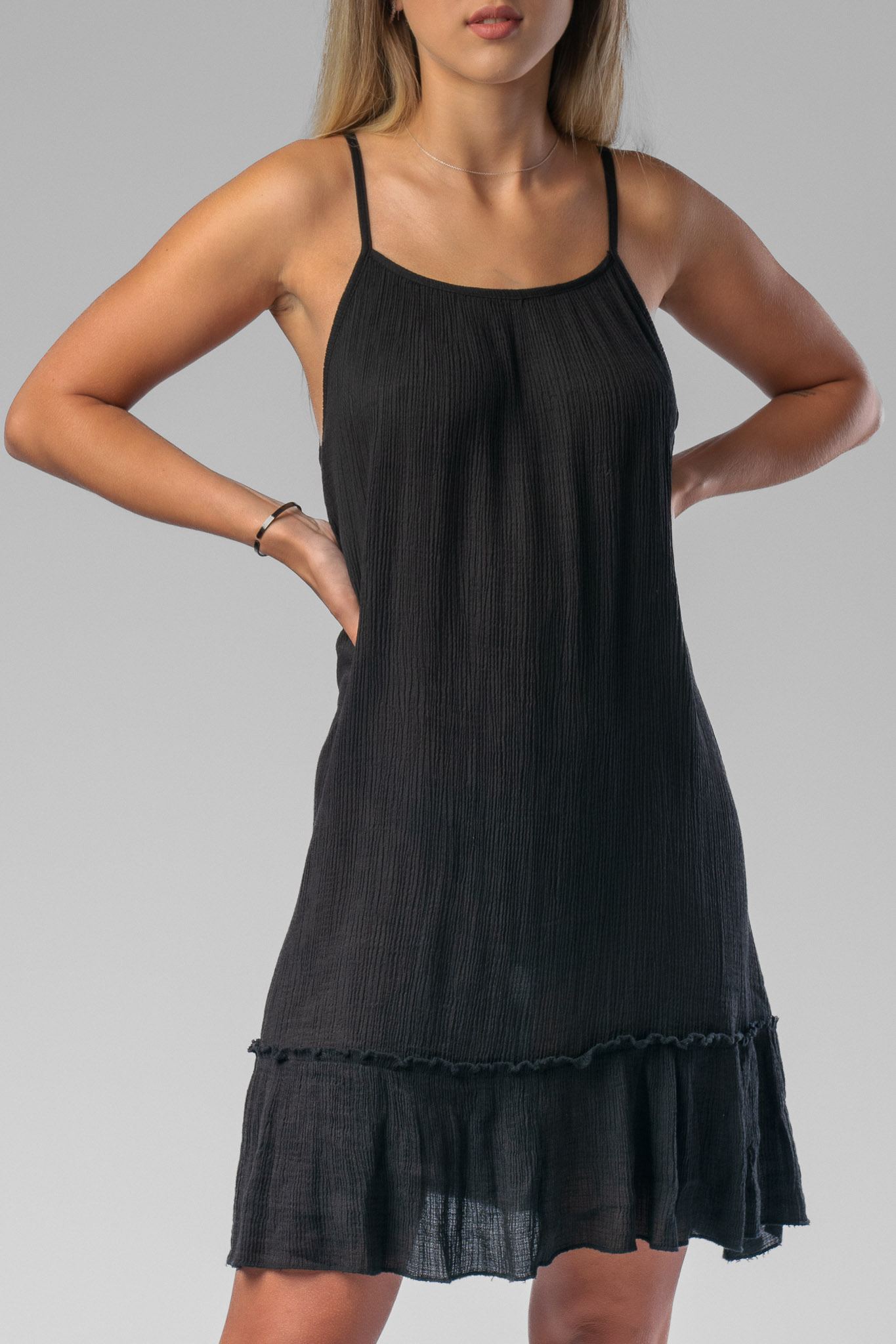 Letné šaty Bronya čierne