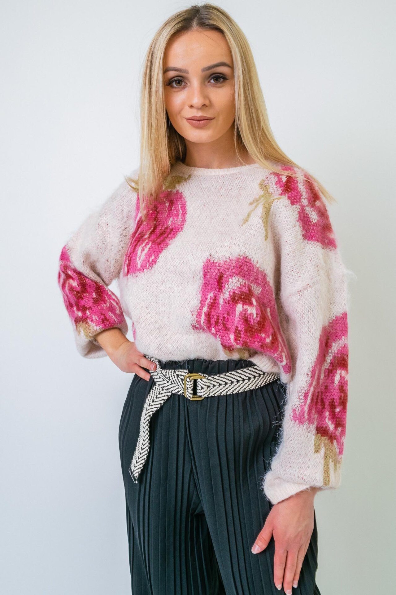 Pulóver s kvetmi Rosa