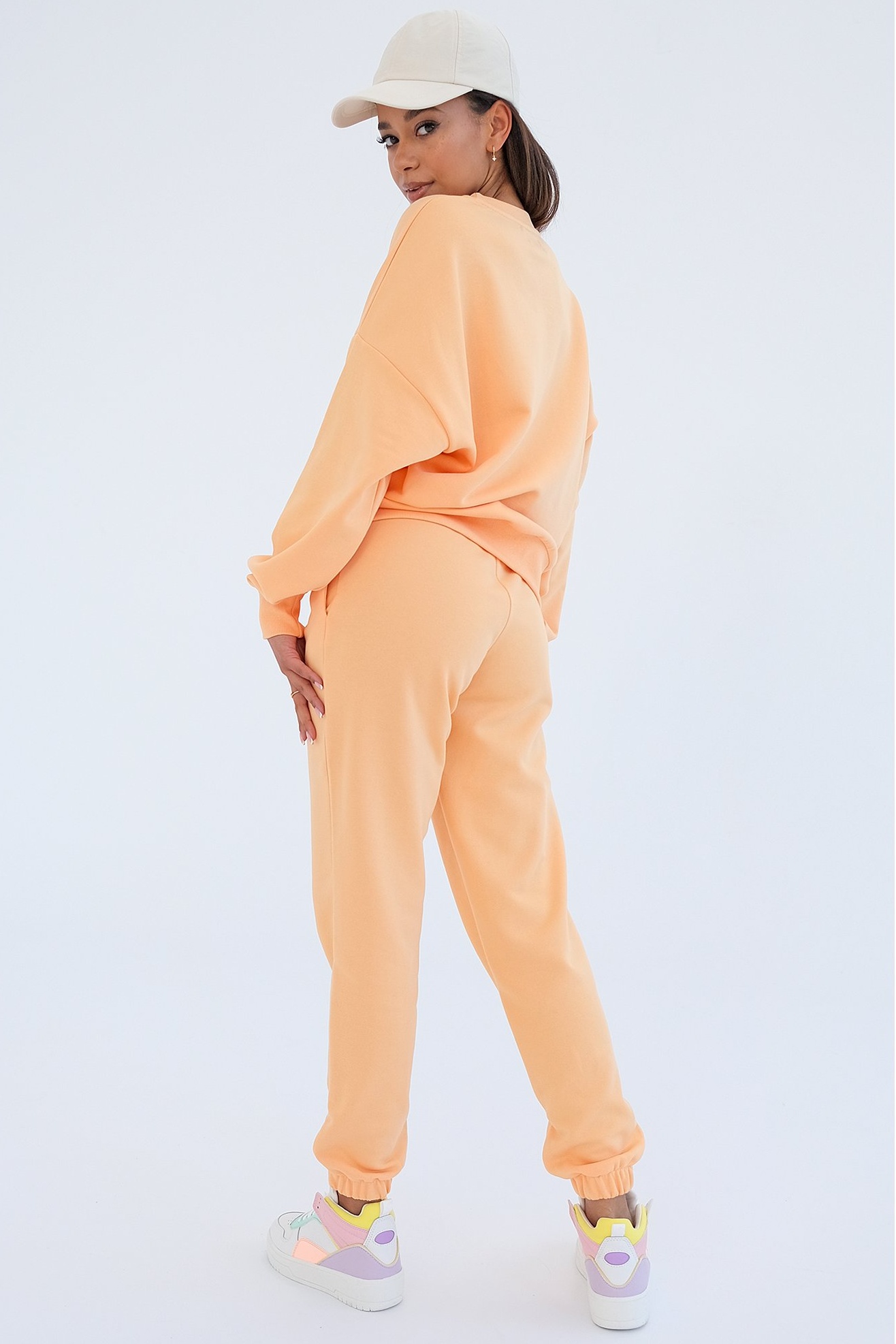 Oranžová dámska mikina Pure