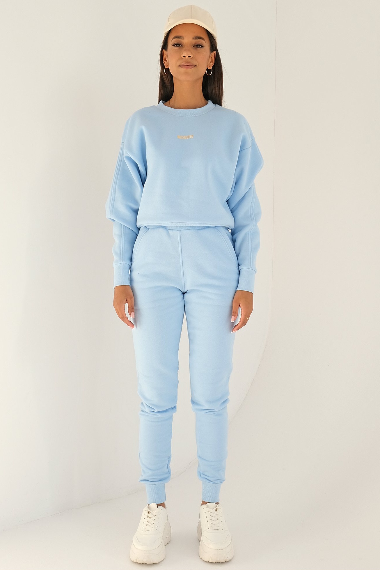 Svetlomodrá krátka mikina Venice