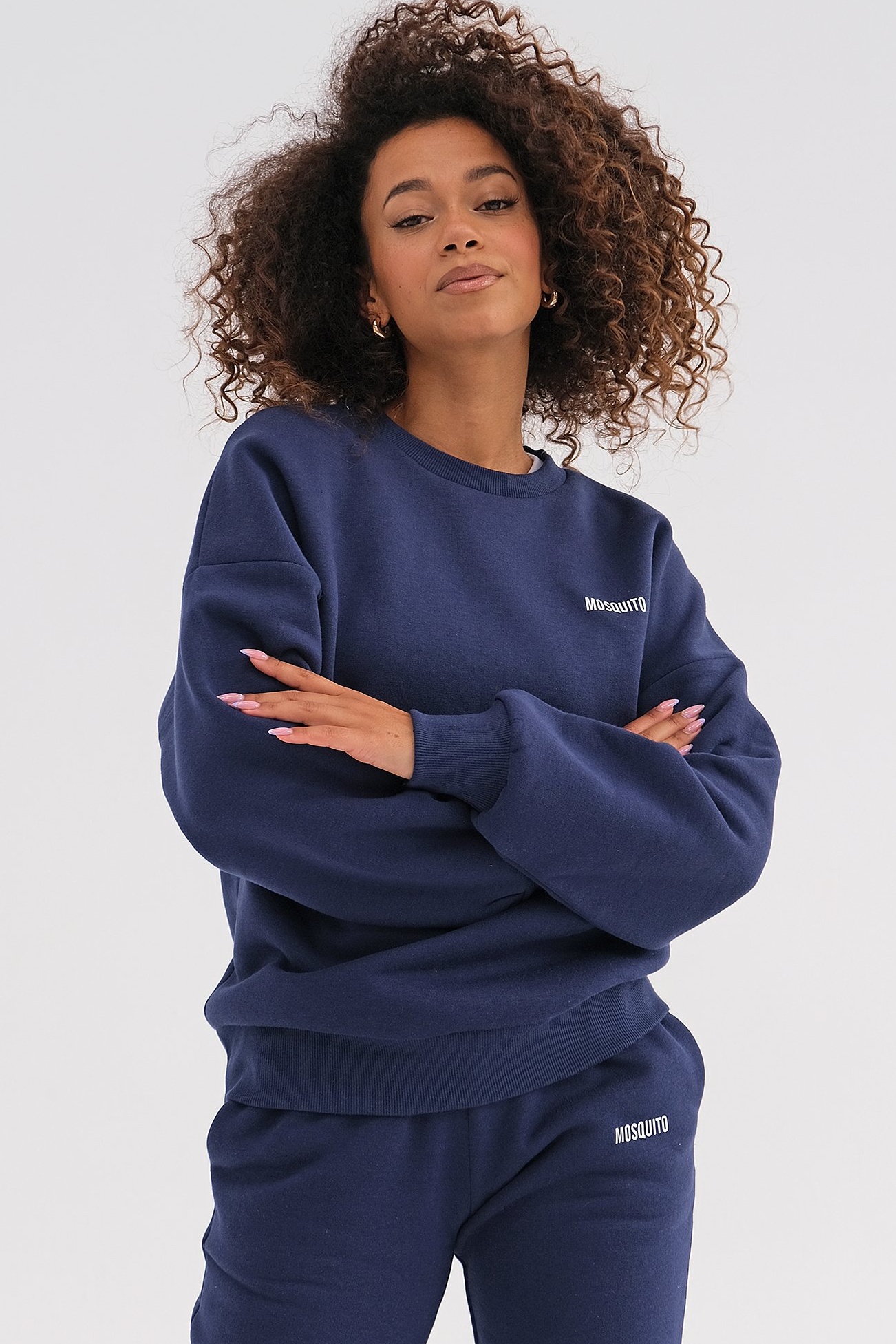 Tmavomodrá mikina Kimsy Monaco Navy – Obrázok 3