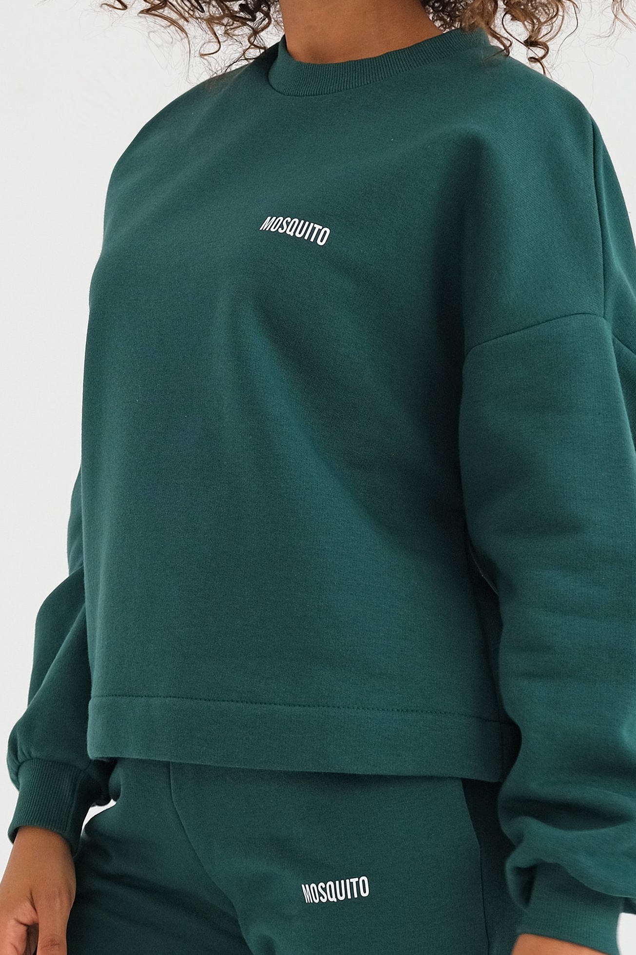 Tmavozelená mikina Kimsy