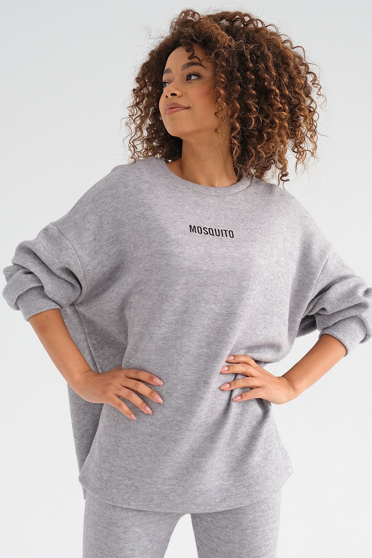 Sivé oteplené legíny MOSLY