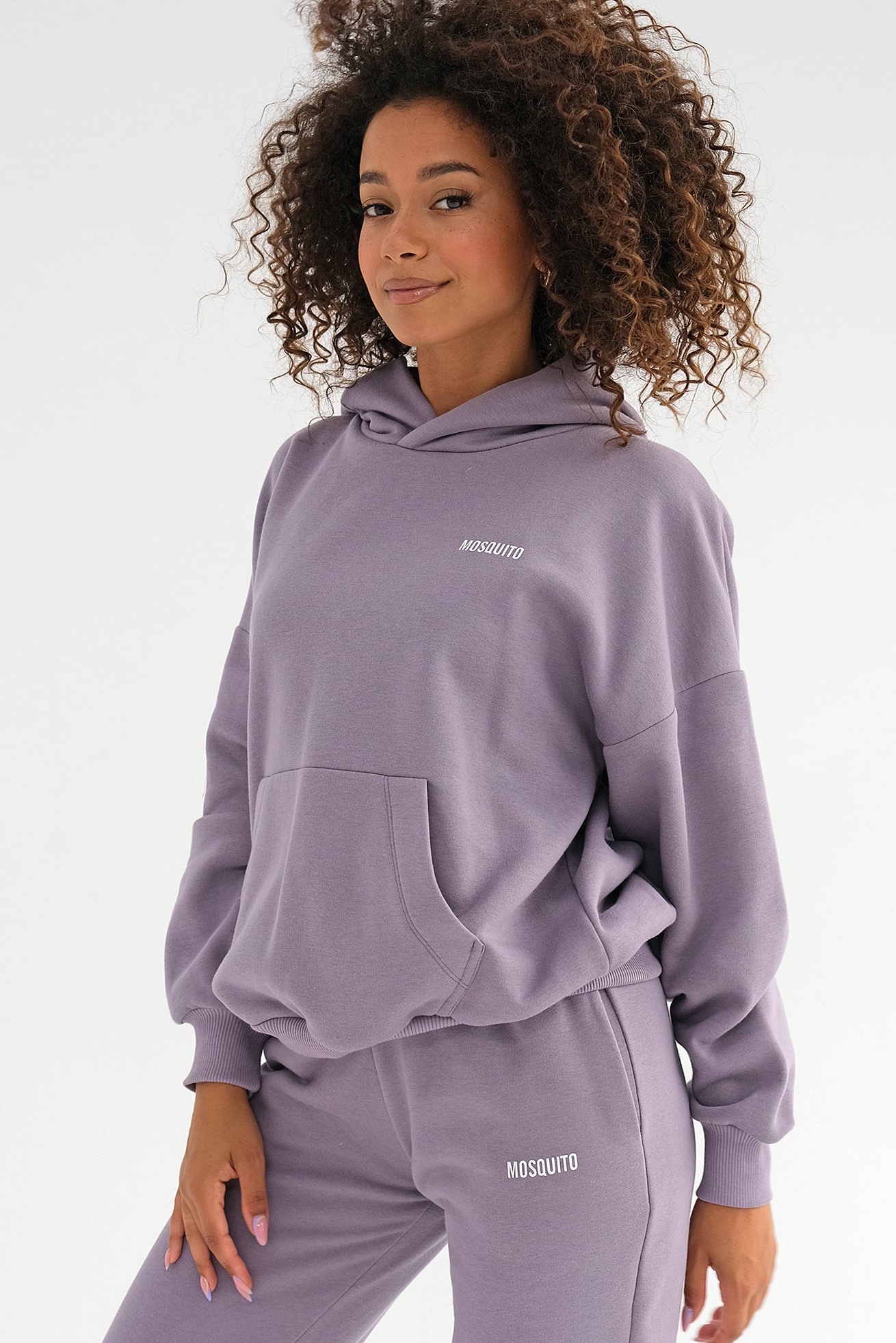 Levanduľová mikina s kapucňou Pure Lavender