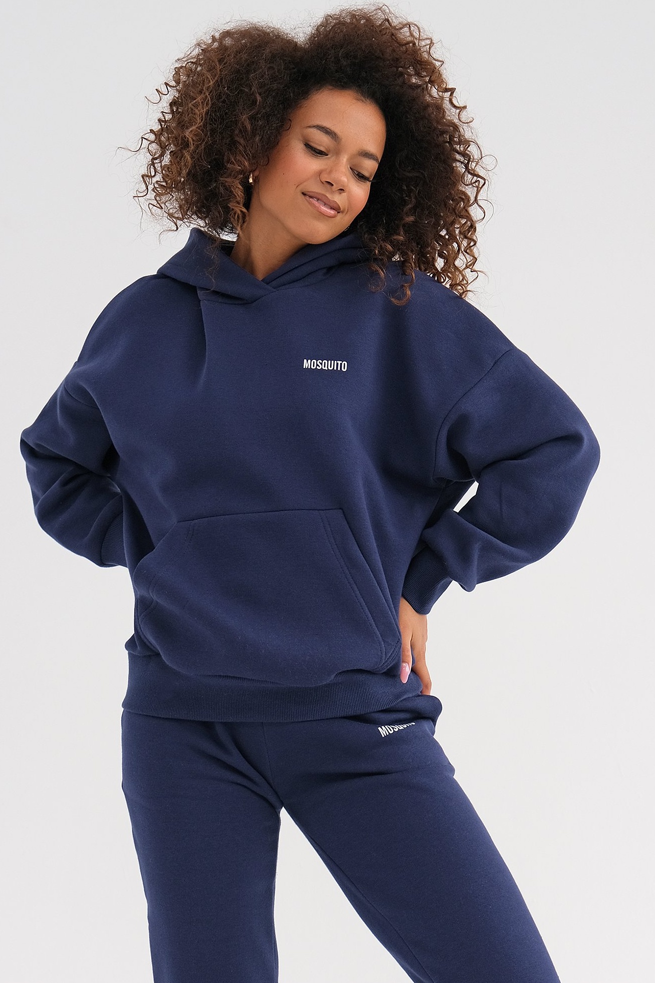 Tmavomodrá mikina s kapucňou Pure Monaco Navy