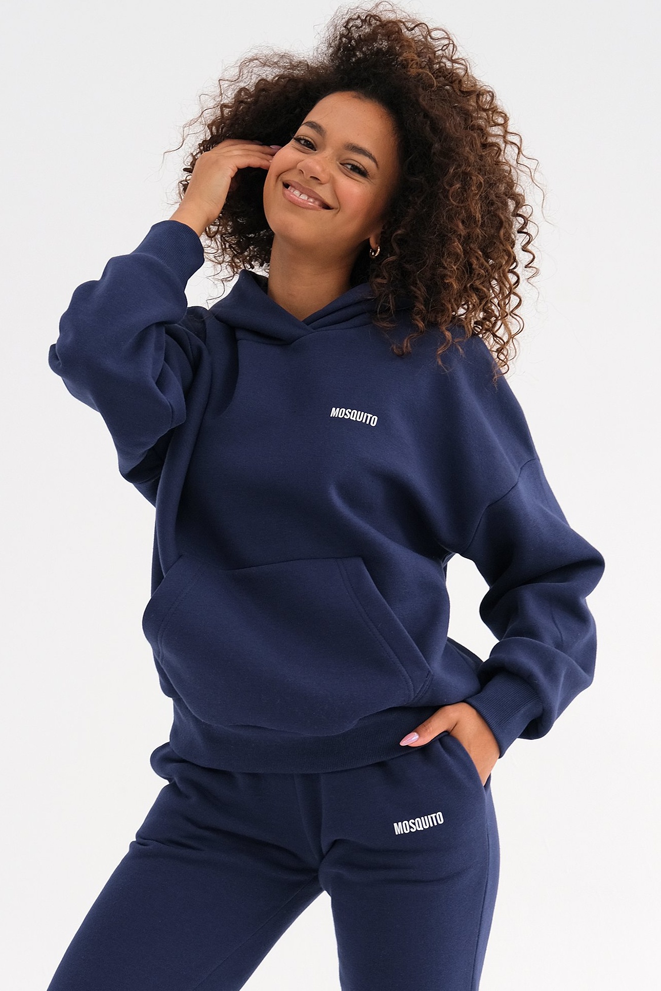 Tmavomodrá mikina s kapucňou Pure Monaco Navy