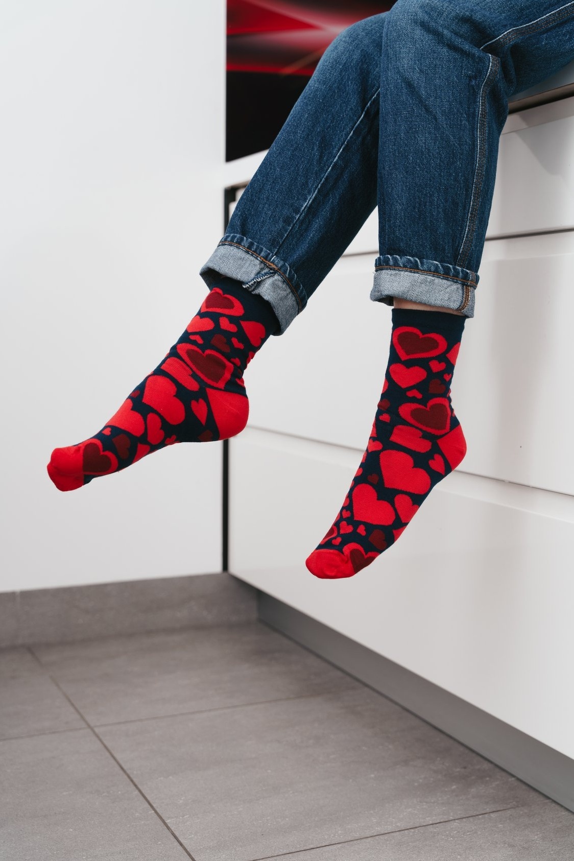 Ponožky Hearts Navy
