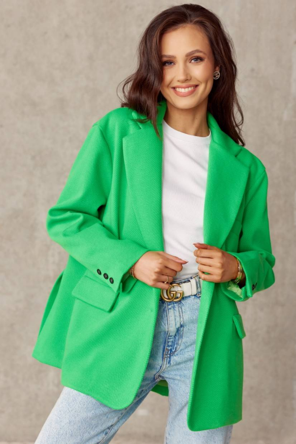 Zelený oversize kabátik France