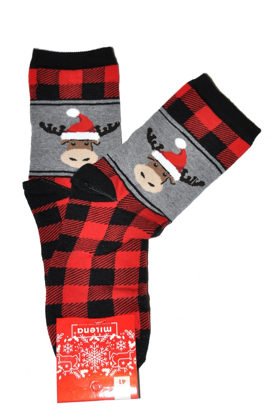 PLANETA-MODY Dámske vianočné ponožky, Veľkosť UNI (vhodné pre S, M, L)