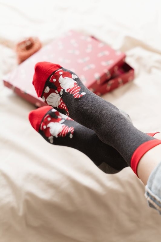 Vianočné dámske ponožky