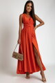 Oranžové spoločenské šaty Rumia