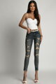 Biely crop top Gigi