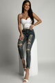 Biely crop top Gigi