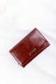 Hnedá kožená peňaženka Lorenti