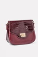 Bordová crossbody kabelka Monnari
