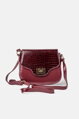 Bordová crossbody kabelka Monnari