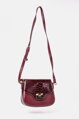 Bordová crossbody kabelka Monnari