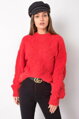Červený pletený sveter Mia 