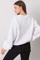 Biela oversize mikina Tashi