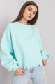 Mentolová oversize mikina Tashi