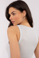 Strieborný basic top