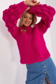 Fuchsiový oversize pulóver Zaria