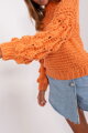 Oranžový oversize pulóver Zaria