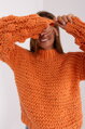 Oranžový oversize pulóver Zaria