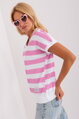 Pruhované tričko Pink