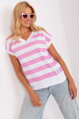 Pruhované tričko Pink