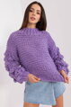 Fialový oversize pulóver Zaria