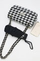 Čierno-biela crossbody kabelka Tom&Eva