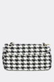 Čierno-biela crossbody kabelka Tom&Eva