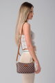 Hnedá crossbody kabelka David Jones
