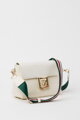 Biela crossbody kabelka Monnari