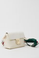 Biela crossbody kabelka Monnari