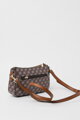 Hnedá crossbody kabelka David Jones