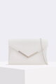 Biela listová kabelka Zoie